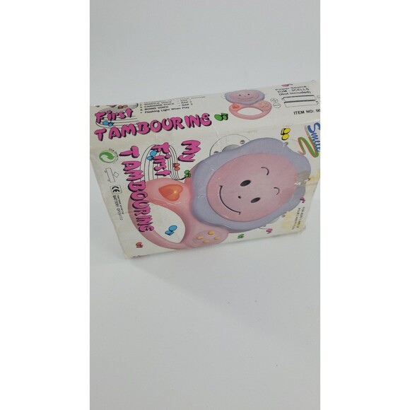 Vintage 90s My First Tambourine Toy by Smile Non-Working Kitsch Rare Novelty Toy - Picture 10 of 12